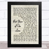 Modern Romance Best Years of Our Lives Vintage Script Song Lyric Art Print