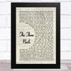 Jimmie Davis The Three Nails Vintage Script Song Lyric Art Print