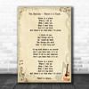 The Beatles There's A Place Song Lyric Music Wall Art Print