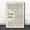 Maren Morris To Hell & Back Vintage Script Song Lyric Art Print