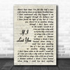 Travis Tritt If I Lost You Vintage Script Song Lyric Art Print