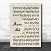 The Shins Phantom Limb Vintage Script Song Lyric Art Print