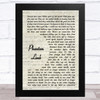 The Shins Phantom Limb Vintage Script Song Lyric Art Print