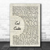 Chase & Status End Credits Vintage Script Song Lyric Art Print