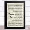 MisterWives Drummer Boy Vintage Script Song Lyric Art Print