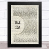 Val Doonican Walk Tall Vintage Script Song Lyric Art Print