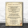 The Beatles Within You Without You Song Lyric Music Wall Art Print