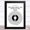 Kate Bush The Man With The Child In His Eyes Vinyl Record Song Lyric Art Print