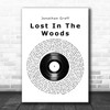 Jonathan Groff Lost In The Woods (from Frozen 2) Vinyl Record Song Lyric Art Print