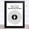 Sonata Arctica The Last Amazing Grays Vinyl Record Song Lyric Art Print