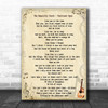 The Beautiful South Prettiest Eyes Song Lyric Music Wall Art Print