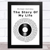 Michael Holliday The Story Of My Life Vinyl Record Song Lyric Art Print