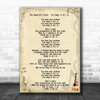 The Beautiful South You Keep It All In Song Lyric Music Wall Art Print