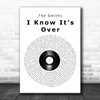 The Smiths I Know Its Over Vinyl Record Song Lyric Art Print