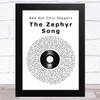 Red Hot Chili Peppers The Zephyr Song Vinyl Record Song Lyric Art Print