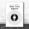 Tyler, The Creator See You Again Vinyl Record Song Lyric Art Print
