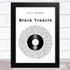 Arctic Monkeys Black Treacle Vinyl Record Song Lyric Art Print