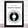 Cavetown Smoke Signals Vinyl Record Song Lyric Art Print