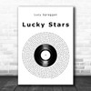 Lucy Spraggan Lucky Stars Vinyl Record Song Lyric Art Print