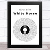 Taylor Swift White Horse Vinyl Record Song Lyric Art Print