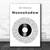 Cat Stevens Moonshadow Vinyl Record Song Lyric Art Print