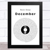Neck Deep December Vinyl Record Song Lyric Art Print