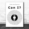 Drake feat Beyoncé Can I Vinyl Record Song Lyric Art Print