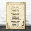 Tony Bennett They Can't Take That Away From Me Song Lyric Music Wall Art Print