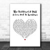 The Jam The Bitterest Pill (I Ever Had To Swallow) White Heart Song Lyric Art Print