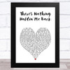 Shawn Mendes There's Nothing Holdin' Me Back White Heart Song Lyric Art Print