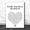 A Day to Remember Another Song About the Weekend White Heart Song Lyric Art Print