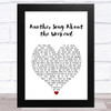 A Day to Remember Another Song About the Weekend White Heart Song Lyric Art Print