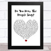 Les Miserables Cast Do You Hear The People Sing White Heart Song Lyric Art Print