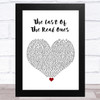 Fall Out Boy The Last Of The Real Ones White Heart Song Lyric Art Print