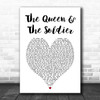 Suzanne Vega The Queen & The Soldier White Heart Song Lyric Art Print