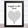 Stereophonics Graffiti on the Train White Heart Song Lyric Art Print