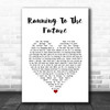 Elkie Brooks Running To The Future White Heart Song Lyric Art Print