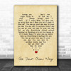 Go Your Own Way Fleetwood Mac Vintage Heart Song Lyric Music Wall Art Print