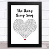 Cher The Shoop Shoop Song White Heart Song Lyric Art Print