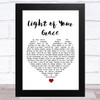 Sam Garrett Light of Your Grace White Heart Song Lyric Art Print