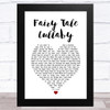 John Martyn Fairy Tale Lullaby White Heart Song Lyric Art Print