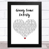 Brian Hyland Ginny Come Lately White Heart Song Lyric Art Print