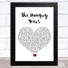 Neil Sedaka The Hungry Years White Heart Song Lyric Art Print