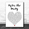 The Menzingers After the Party White Heart Song Lyric Art Print