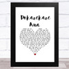 Hayley Westenra Pokarekare Ana White Heart Song Lyric Art Print