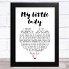 The Tremeloes My Little Lady White Heart Song Lyric Art Print