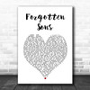 Marillion Forgotten Sons White Heart Song Lyric Art Print