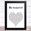 Josh Abbott Band The Luckiest White Heart Song Lyric Art Print