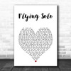 Julie and the Phantoms Cast Flying Solo White Heart Song Lyric Art Print