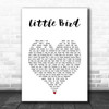 Annie Lennox Little Bird White Heart Song Lyric Art Print
